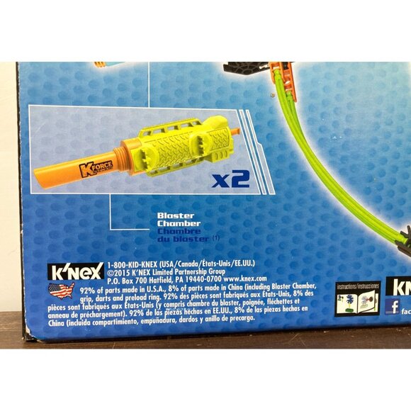 K'Nex KForce Build & Blast Dual Cross Bow 47526 New Sealed Knex K-Force Crossbow - Picture 3 of 6